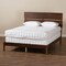 Baxton Studio Anthony Walnut Wood Queen Size Panel Bed 167-10724 - alternate 9